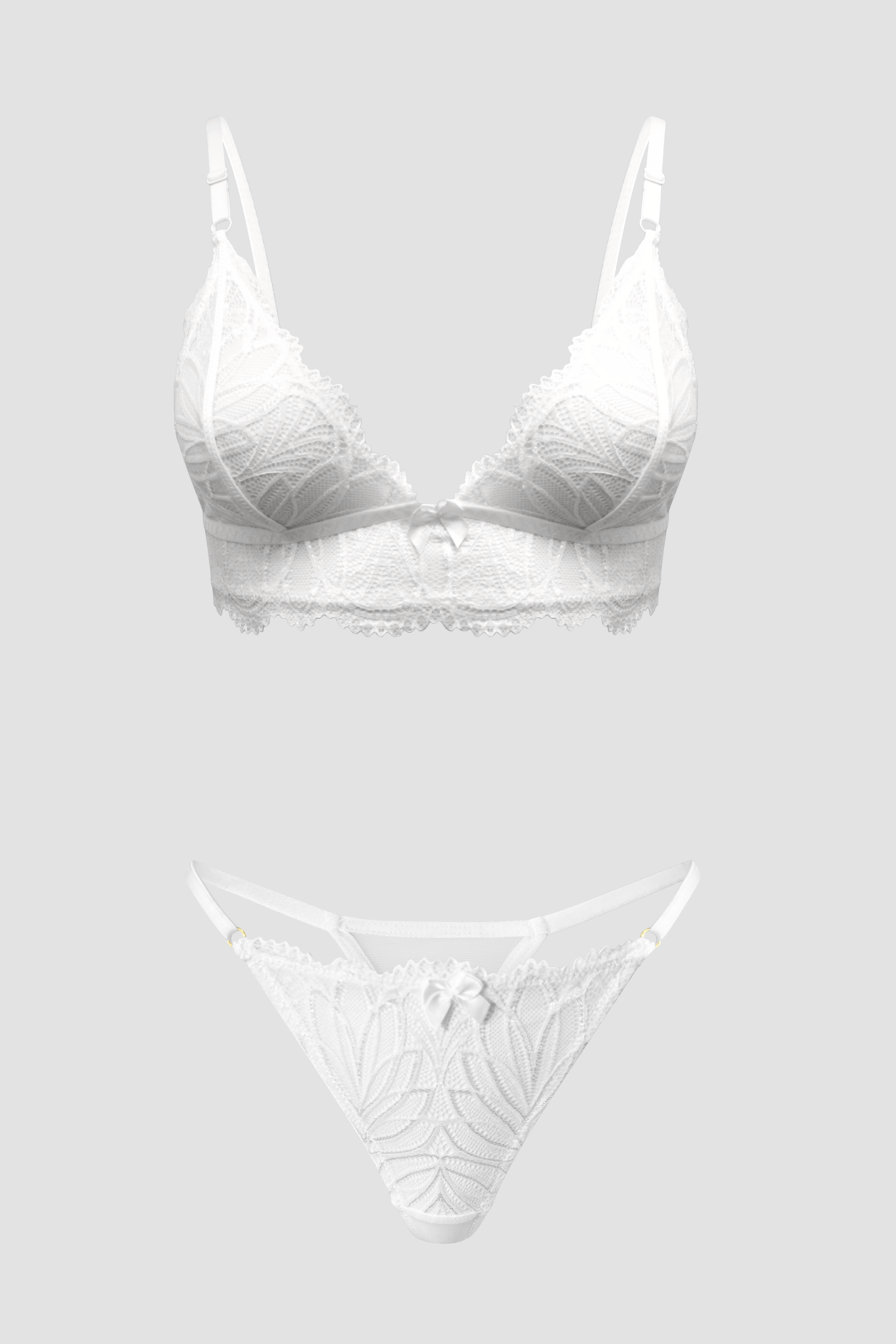Clovia on X: Bright in white! Bra-brief set crafted from exquisite white  lace. Shop 2 Bra-brief sets for Rs.1199. #underfashion Shop now:    / X